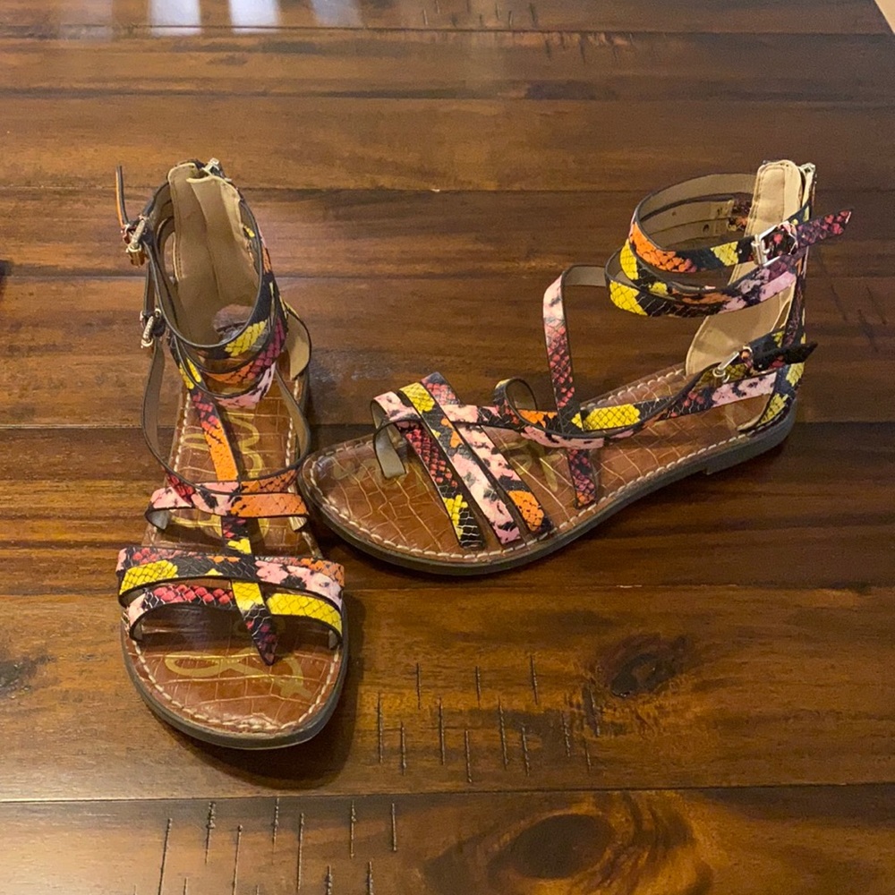 SAM EDELMAN Short Gladiator Sandals!!